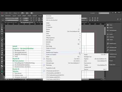 Large projects in Adobe InDesign - 5.03 - Create table of contents from cross-references