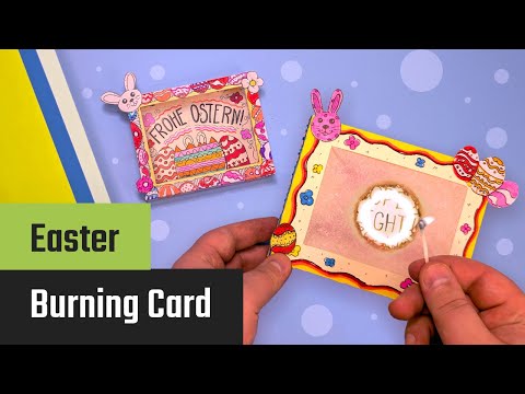 Preview image: Create a magical Easter fire card: Surprising DIY guide for kids