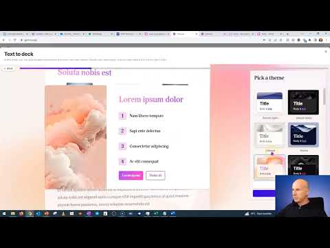 PowerPoint-kurs: 16,2 | Text to Presentation - ved hjælp af et online AI-værktøj oprette en præsentation