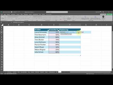 Excel tips: 33 | Get ranking for e.g. a competition