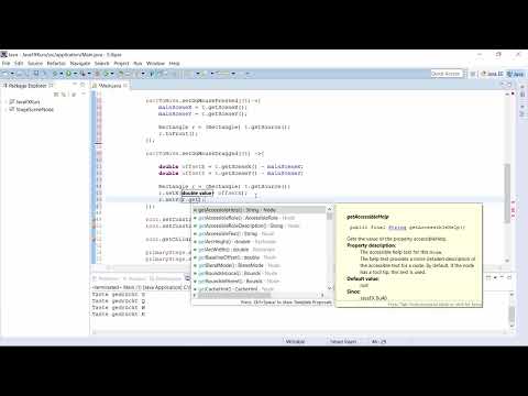 JavaFX voor GUI-ontwikkeling - 50 Shape Drag en Drop.