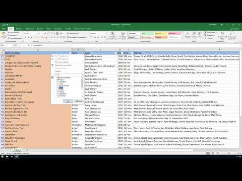 Excel training for more efficiency in the office: Calendar, organization chart & Co - 4.9 Sorting and filtering the table