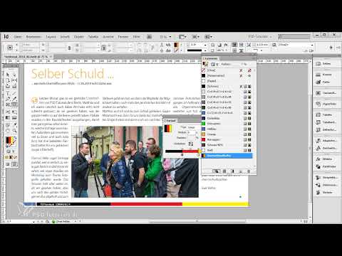 Tips & tricks til Adobe InDesign: Spar meget arbejde ved hjælp af graderinger (f.eks. Tysklands flag)