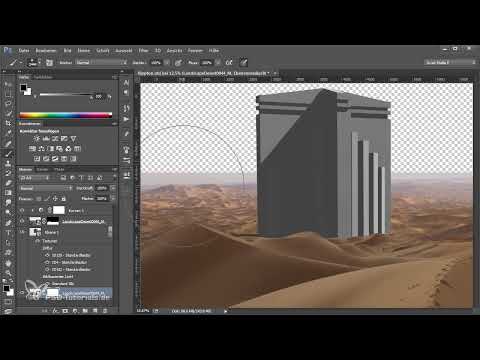 La voie de l'art dans Photoshop : Intégrer les techniques - Intégrer un objet 3D dans une image - Structure de base.