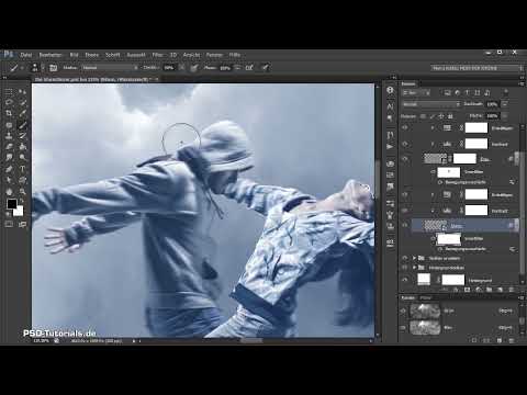 Photoshop kompozisyon - Fırtına dansçıları - Bölüm 07: Hareket halindeki fırtına dansçılarını hareket ettirme
