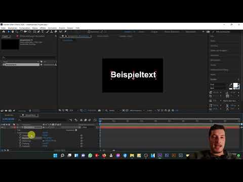 After Effects Eğitimi: 3.1 | Metin Oluşturma: Temel ve D&ouml;n&uuml;ş&uuml;m Se&ccedil;enekleri