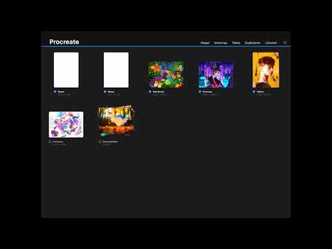 Procreate tutorial - Basics of digital drawing on the iPad: 1.3 | Organize gallery
