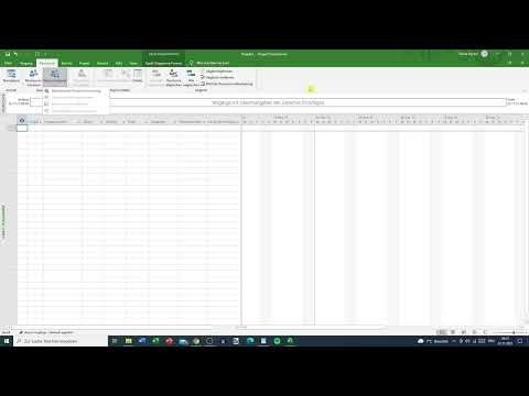MS Project-tutorial: 3.3 | De menubalk
