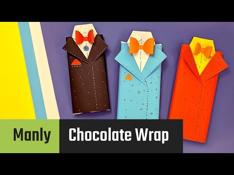 Preview image: Original chocolate packaging in the form of a suit