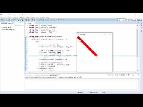 JavaFX voor GUI-ontwikkeling - 35 regel.