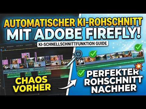 Vorschaubild: Automatisch einen Rohschnitt erstellen durch die KI-Schnellschnittfunktion in Adobe Firefly