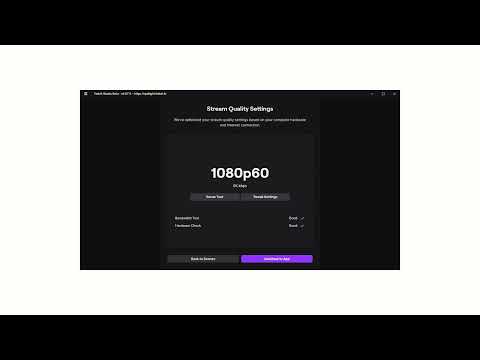 Tutorial de retransmisión en directo: 5.4 | Calidad de retransmisión: Ajustes en Twitch Studio