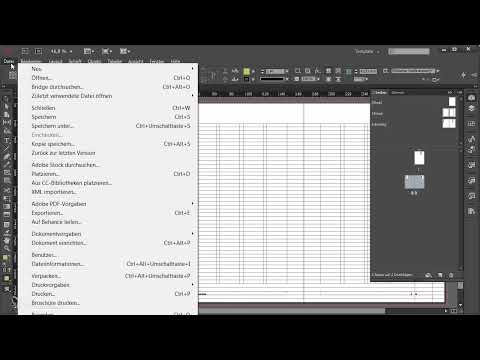Large projects in Adobe InDesign - 2.11 - Template