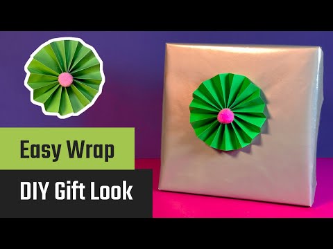 Preview image: Making gift decoration from folding paper - with video & photos