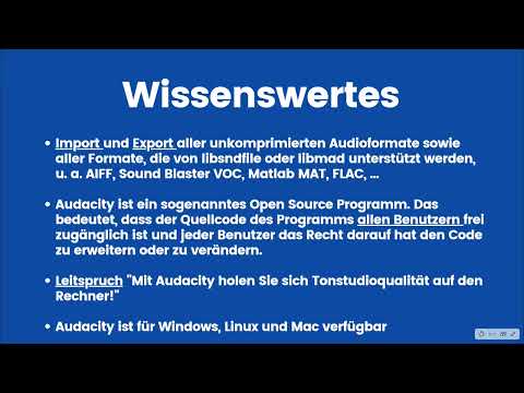 Opprett din egen podcast: 6.1 Hva er Audacity?