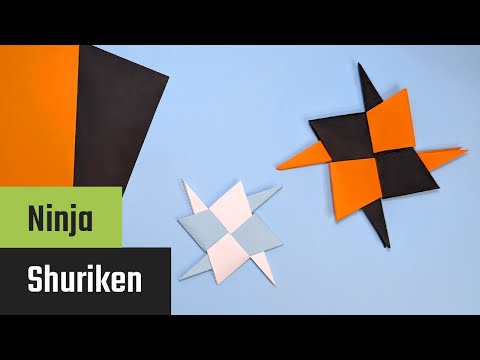 Forhåndsvisningsbillede: Origami Ninja-stjerne: vejledning med video, fotos og beskrivelse