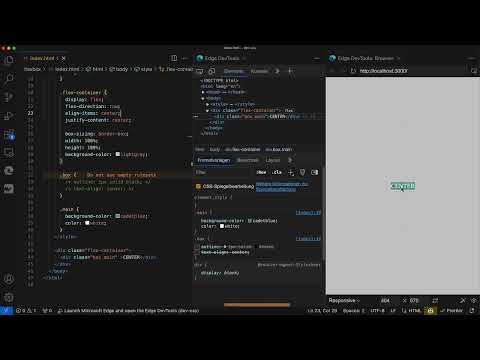 Flexbox CSS:ssä ja HTML:ssä: 4.1 | Keskittäminen