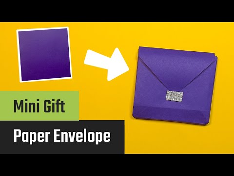 Preview image: DIY gift envelope: with photo & video instructions