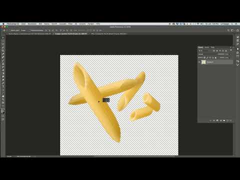 Photoshop dersi “Penne Rigate”: 3.1 Makarna