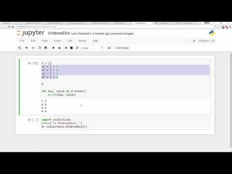 Python-ohjelmointi aloittelijoille - 54 OrderedDict
