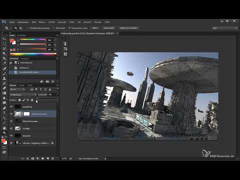 Cinema 4D, Photoshop ile buluşuyor: II - 1.2. Farklı Render Pasları karıştırma