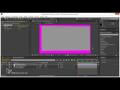 3D-Projekte in After Effects: Glättung auf den Clip anwenden