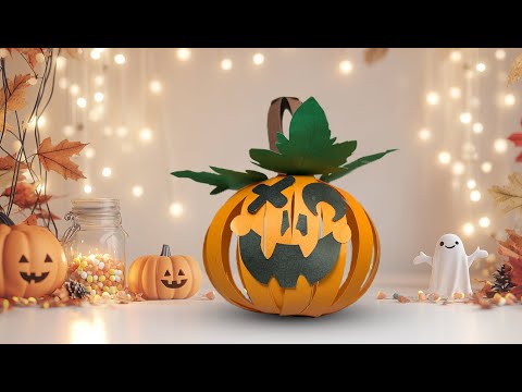 Forhåndsvisningsbillede: Papirkål til Halloween: Nem vejledning med video, fotos og tekst