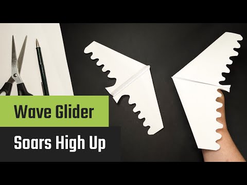 Vorschaubild: Wave Glider Papierflieger basteln: Einfache Anleitung für Kinder