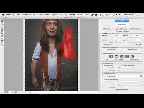 Çizgi Roman Tarzı Photoshop - 3.3 Vücudu Sıvılaştırma: İş Akışı.