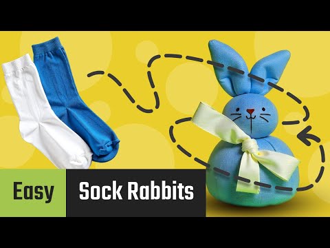 Forhåndsvisningsbillede: Søde sokkekaniner: En enkel DIY-guide til børn