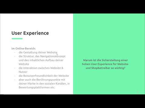 User Experience & Customer Journey: 01 | What and why User Experience?