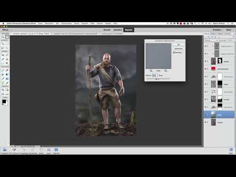 Retouche d'images avec Photoshop Elements : 15 | Flou d'arri&egrave;re-plan