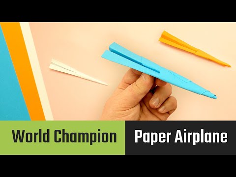 Vorschaubild: Weltrekord-Papierflieger basteln &ndash; einfacher Jet aus Papier