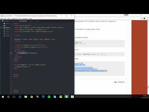 De ultieme training voor JavaScript en jQuery - 5.5 Draggable.