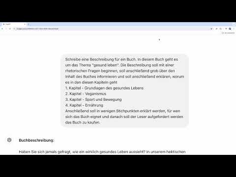 Immagine di anteprima: Generare una descrizione del libro con ChatGPT - Una guida