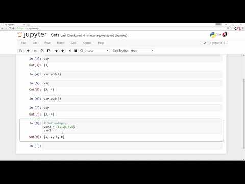 Python-Programmierung für Einsteiger – 11 Sets
