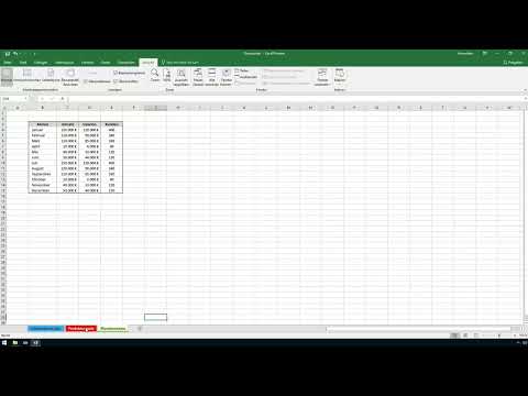 Excel training for more efficiency in the office: Calendar, organization chart & Co - 2.4 Highlight worksheets in color
