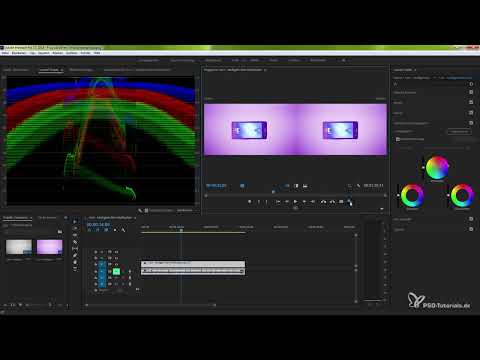 Nyt i Creative Cloud: Premiere Pro CC 2018 (april 2018) - delt visning til farvesammenligning.
