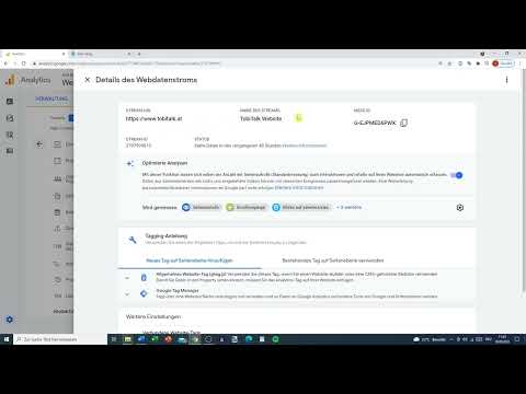 Google Analytics-handbok: 2.1 | Koppla den första dataskärmen