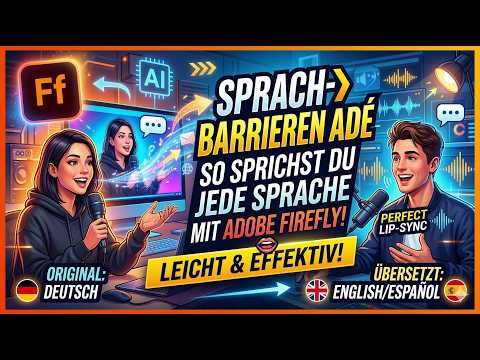 Vorschaubild: Sprachbarrieren ad&eacute;: So sprichst du jede Sprache mit Adobe Firefly!