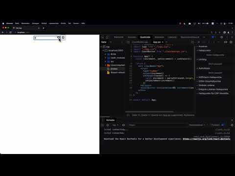 React-Tutorial: 3.6 | Eingabefelder und dynamische Props