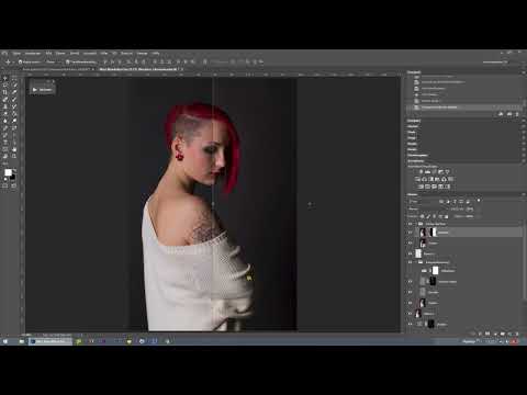 Séparation des fréquences dans Photoshop - 49 avant-après