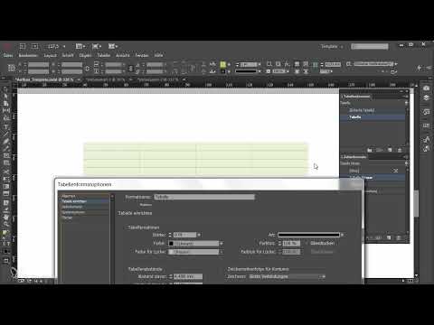 Large projects in Adobe InDesign - 2.08 - Table formats