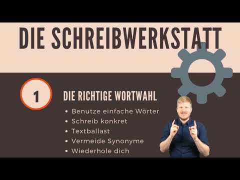 Texte schreiben lernen: 2.1 Die richtige Wortwahl