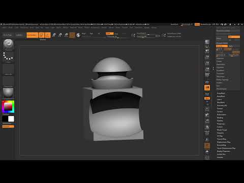 ZBrush 2018 ve 4R8 - G&uuml;ncellemelere y&ouml;nelik Video Eğitimi: 7.1 Live Boolean: S&uuml;re&ccedil;