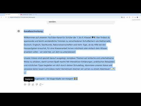 Immagine di anteprima: Creare una descrizione del canale YouTube con ChatGPT &egrave; facile