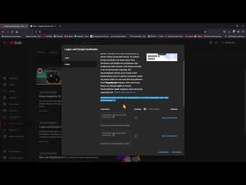 YouTube-marknadsföring: Ladda upp emotes och logotyper för kanalmedlemskap.