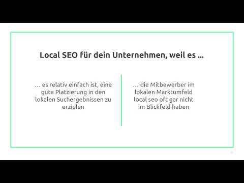 Lokal SEO: 01 | Topplacering i de lokale Google-søgeresultater: Introduktion til emnet