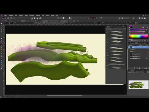Affinity Photo - Bruke pensel: 11.5 | Spesialpensel Fargeblander