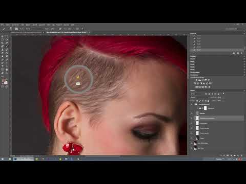 Separación de frecuencias en Photoshop - 44 Engrosar el pelo corto